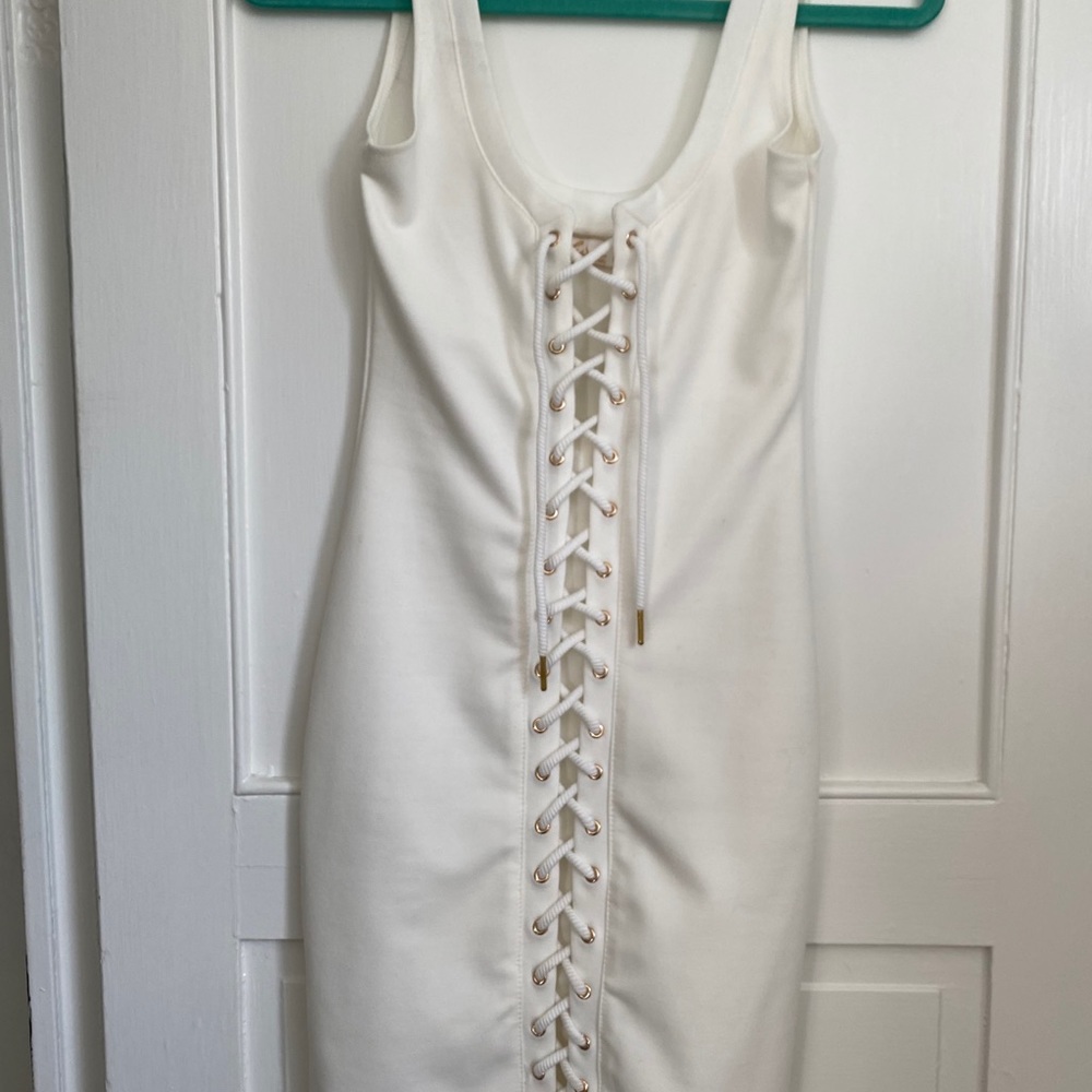 Lace up dress